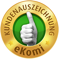eKomi Gold zertifikat Kundenbewertungen