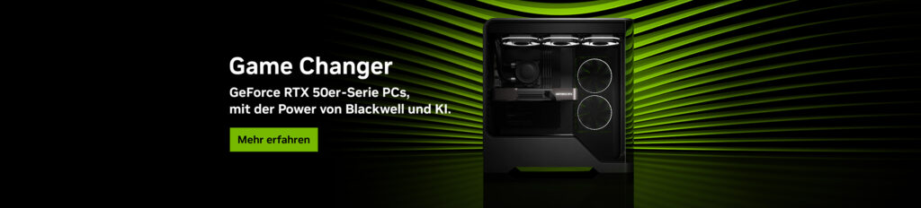 GeForce RTX 50 Gaming PCs bei CSL Computer - mit NVIDIA DLSS4 & 4th Gen Raytracing