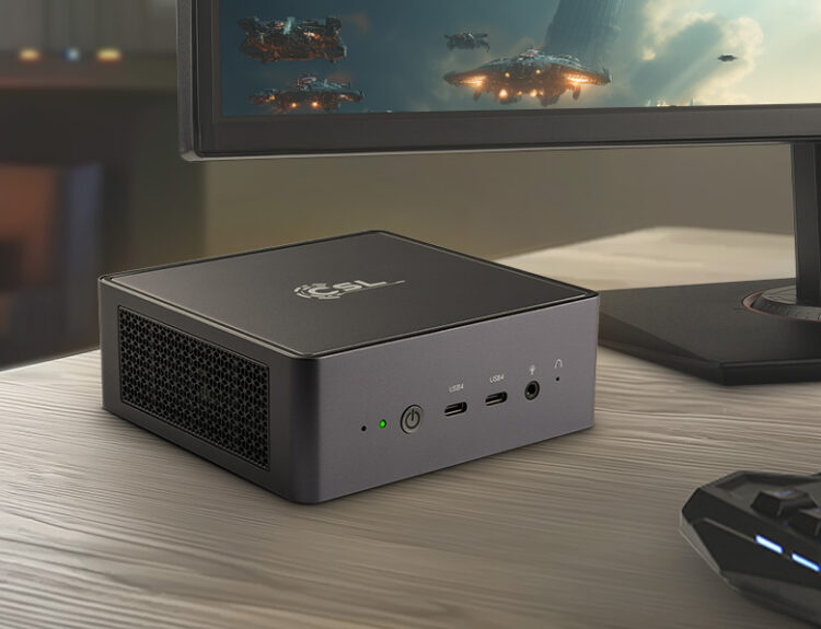 Mini PC CSl VenomBox 7640HS: kompakt, leistungsstark & flexibel einsatzbar für Home Office, 4K-Streaming und Gaming