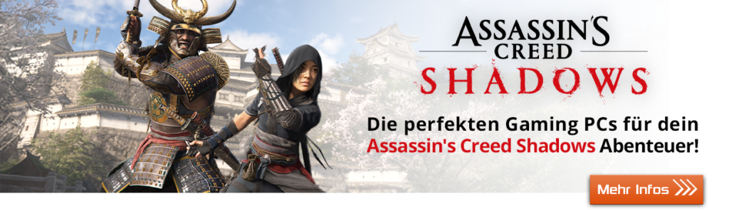 Zu den Assassin's Creed Shadows Gaming PCs bei CSL