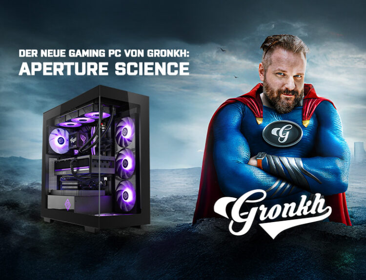 Gronkh PC Aperture Science: Ein Gaming-PC der Superlative für Deutschlands Streamer-Legende