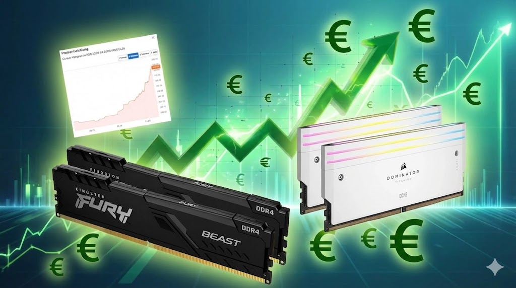 RAM Preise 2025 / 2026: Ursachen & Auswirkungen für Käufer