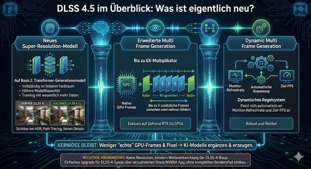 NVIDIA DLSS 4.5 - Überblick: Was ist neu