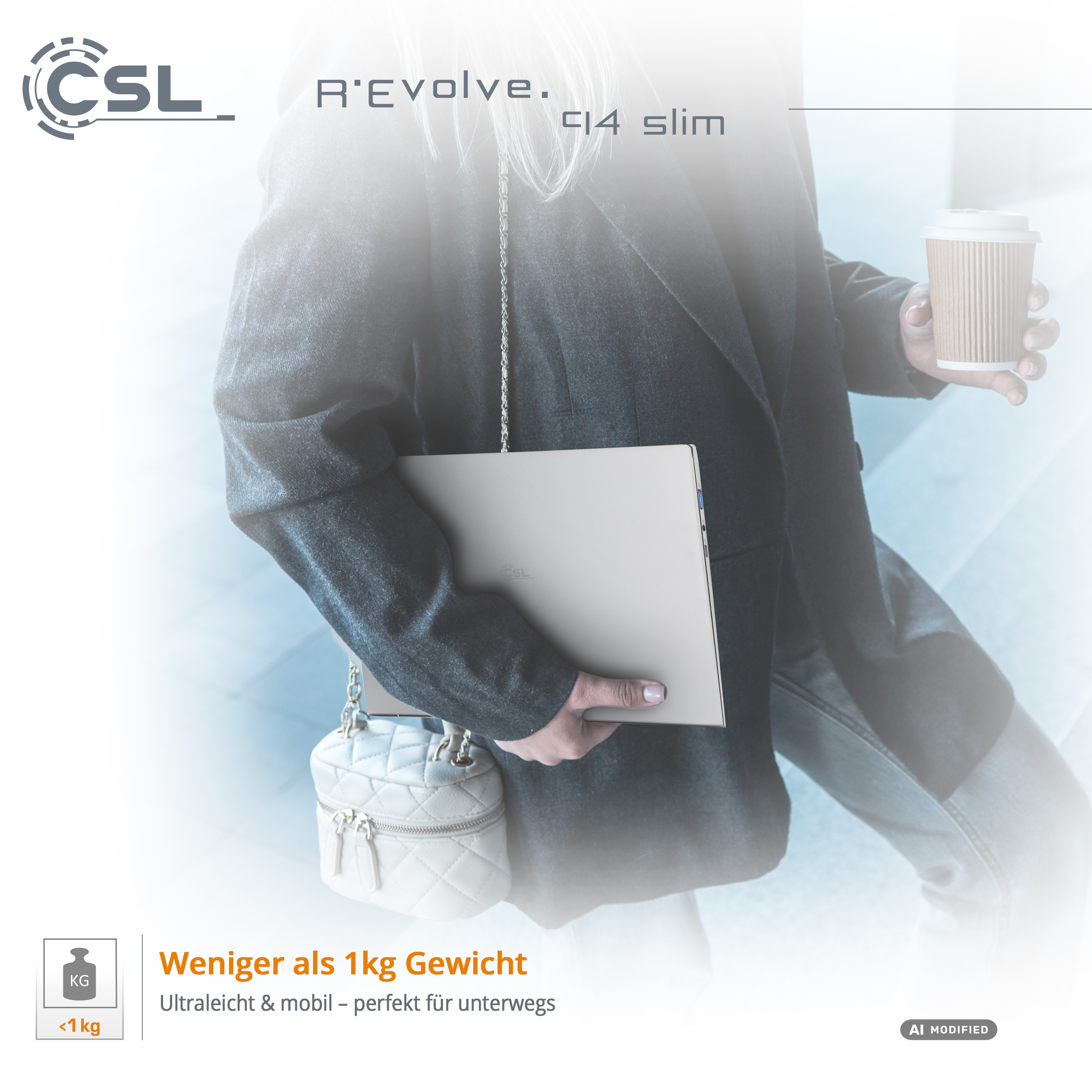 R'Evolve C14 Slim Notebooks von CSL - absolute Leichtgewichte mit weniger als 1kg