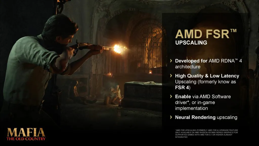 AMD FSR 4.1 Upscaling
