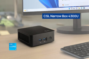 AMD Ryzen Mini PC CSL Narrow Box 4300U Headergrafik