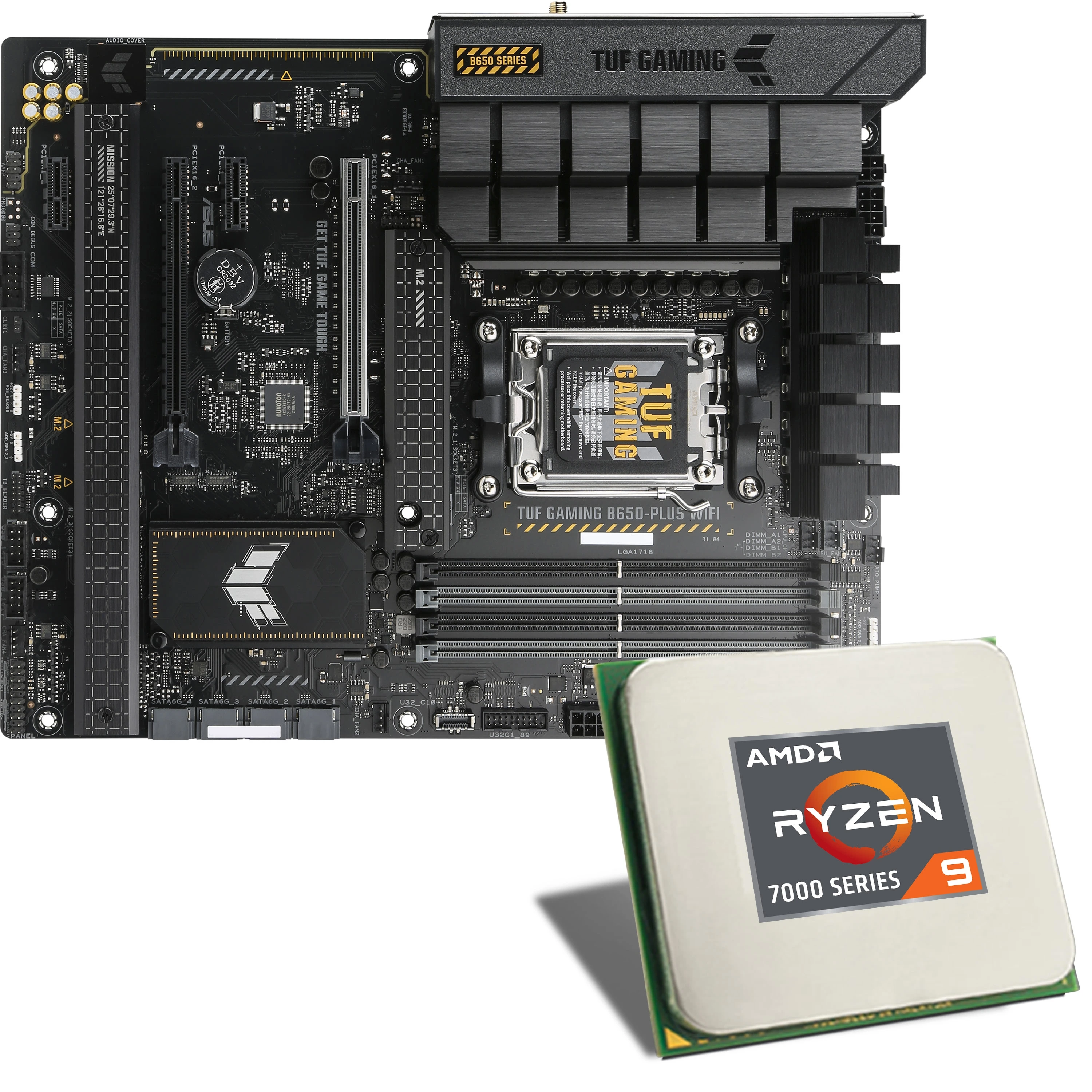 AMD Ryzen 9 7900X / ASUS TUF GAMING B650-PLUS WiFi motherboard