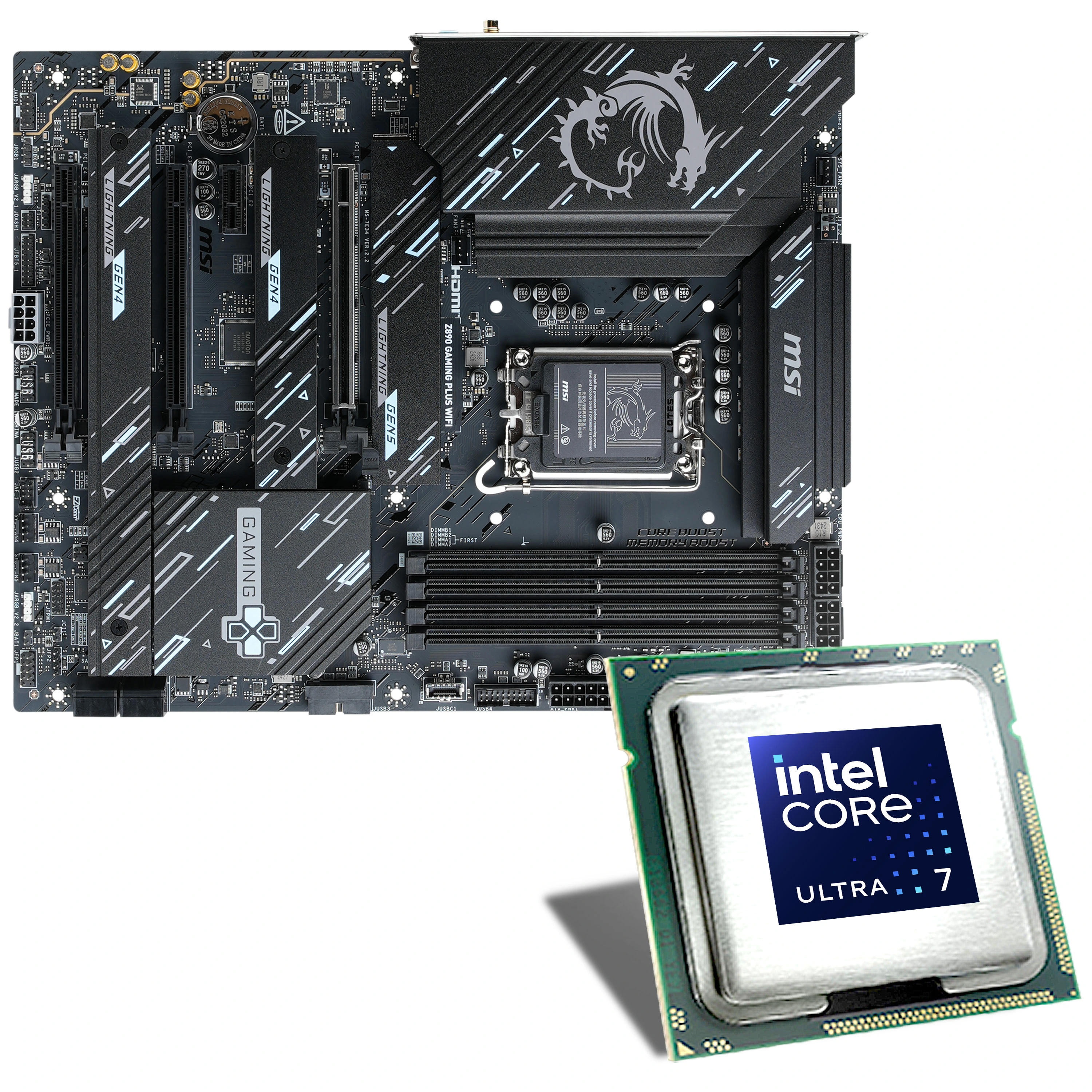 Intel Core Ultra 7 265K / MSI Z890 Gaming Plus WiFi DDR5 mainboard