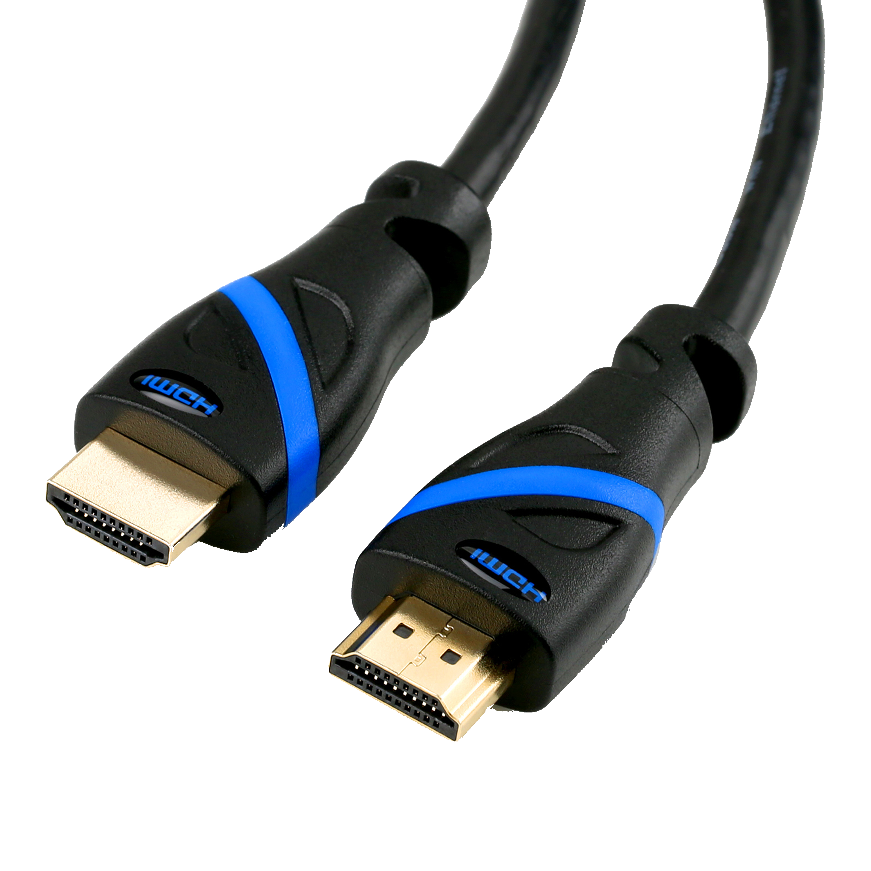 HDMI cable, m, black/blue CSL