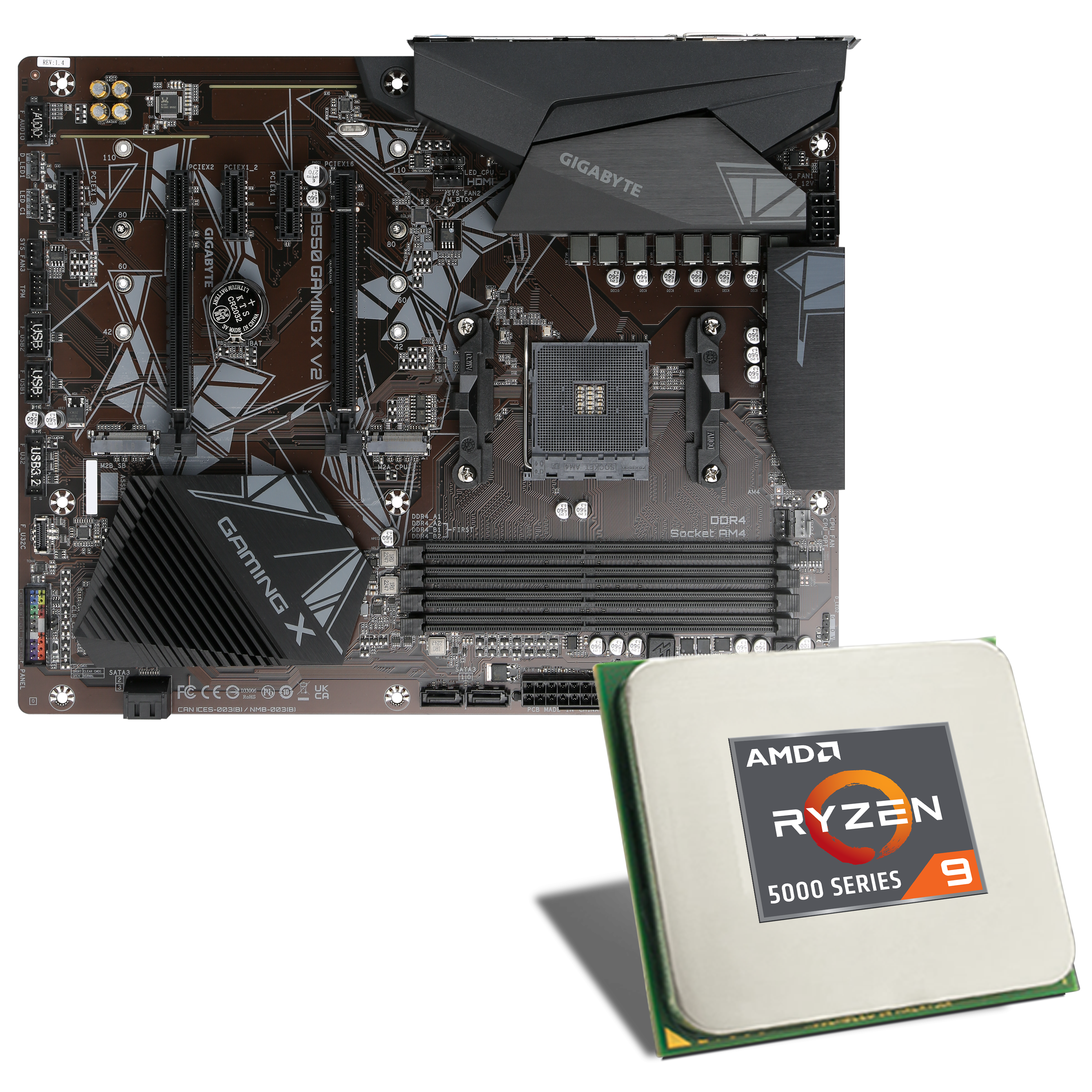 AMD Ryzen 9 5900X / GIGABYTE B550 Gaming X V2 motherboard