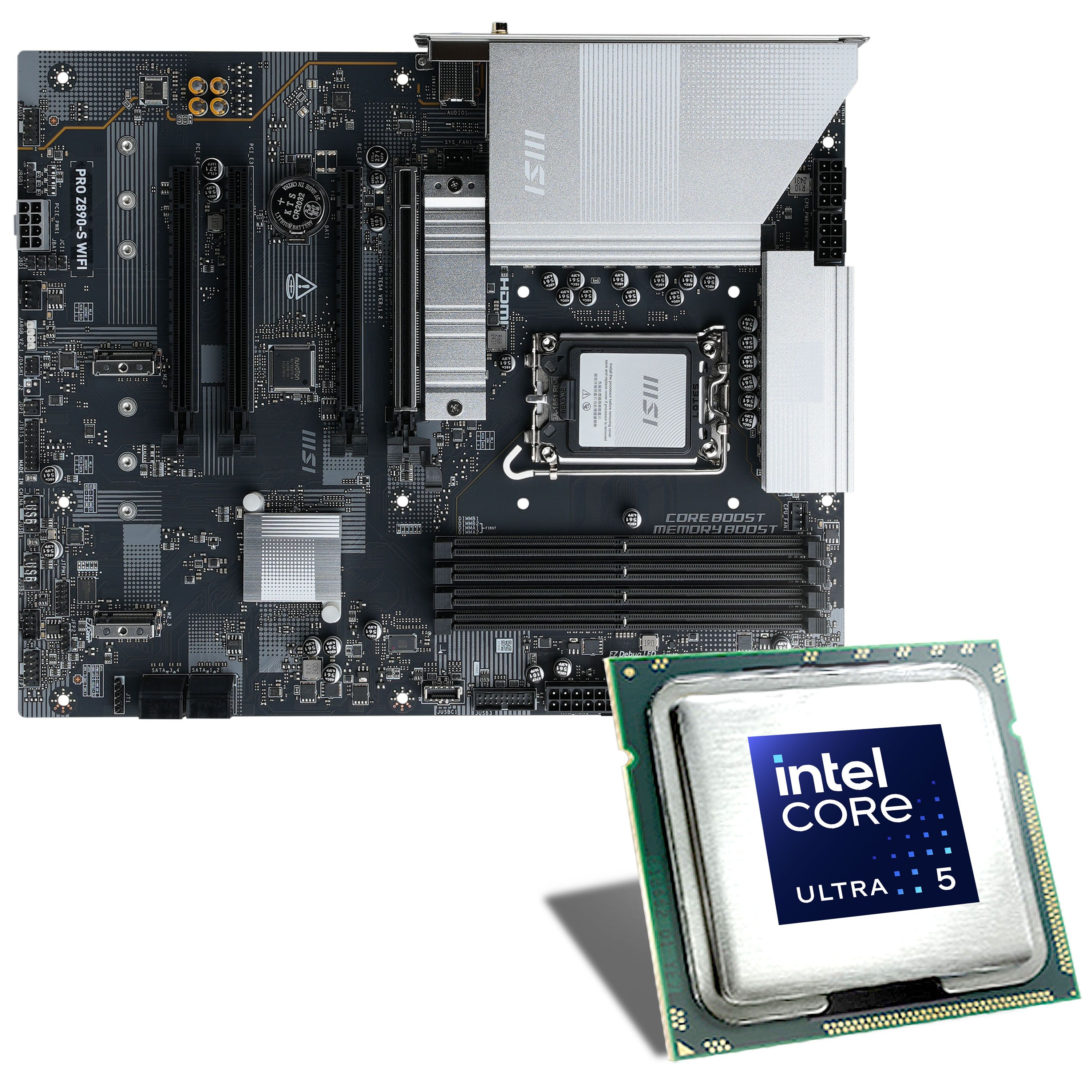 Intel Core Ultra 245K MSI PRO Z890-S Wifi DDR5 mainboard