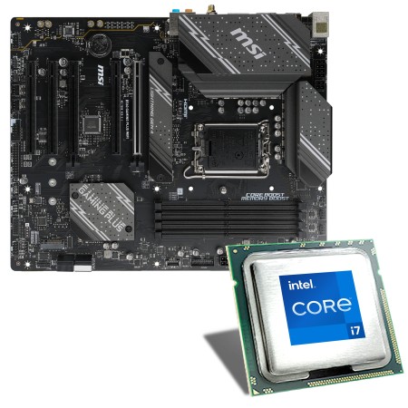 CSL Computer Intel Core i7 12700K MSI B760 GAMING PLUS WIFI motherboard bundle