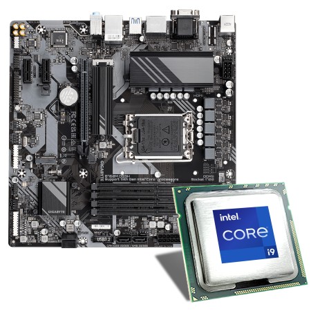 Intel Core i9 13900 Gigabyte B760M DS3H DDR5 motherboard bundle
