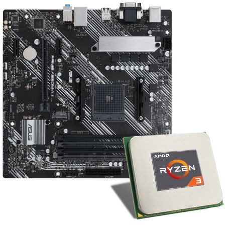 AMD Ryzen 3200G ASUS PRIME A520M-A II/CSM motherboard bundle