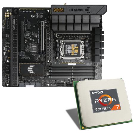 Ryzen 7 7700 & TUF Gaming B650 【新品未使用】 Bundle] AMD Ryzen 7 7700X CPU + ASUS TUF B650-E WIFI