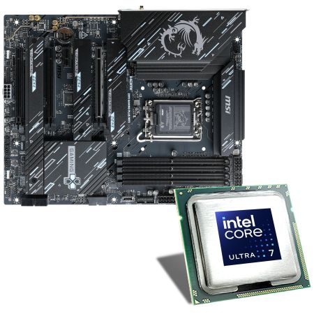 Intel Core Ultra 265K MSI Z890 Gaming Plus WiFi DDR5 mainboard