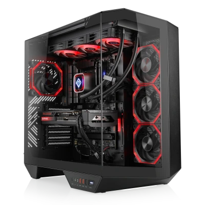 Premium AMD 4K-Gaming PC with Ryzen 9 9950X3D2 CPU + RX 9070 XT 16GB GPU, 32GB DDR5 RAM, 1TB NVMe SSD, 3D V-Cache and RDNA4.