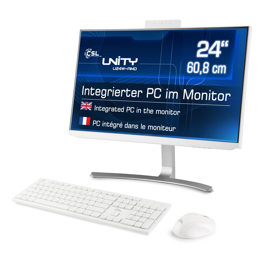 All-in-One-PC CSL Unity U24W-AMD 5655G 500 GB 16 GB RAM
