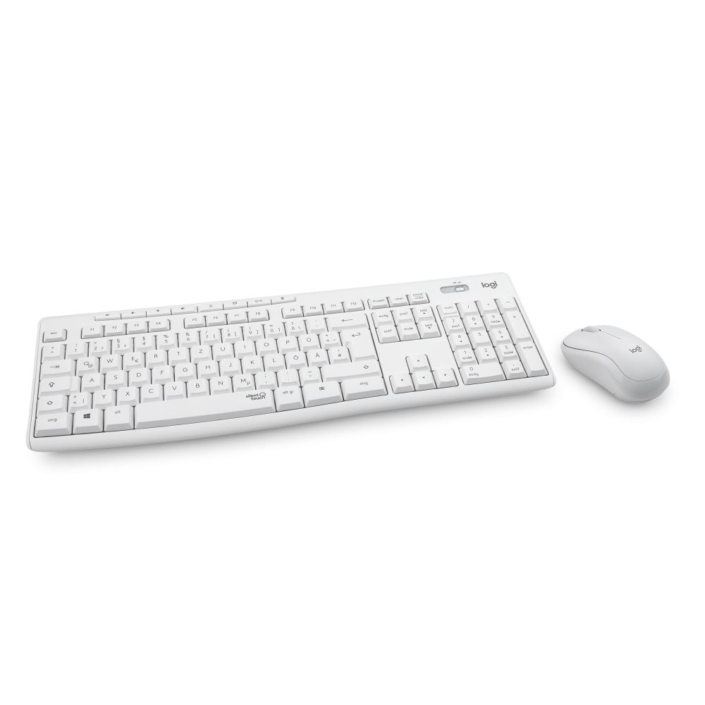Logitech® MK295 Silent Wireless Combo white, DE CSL