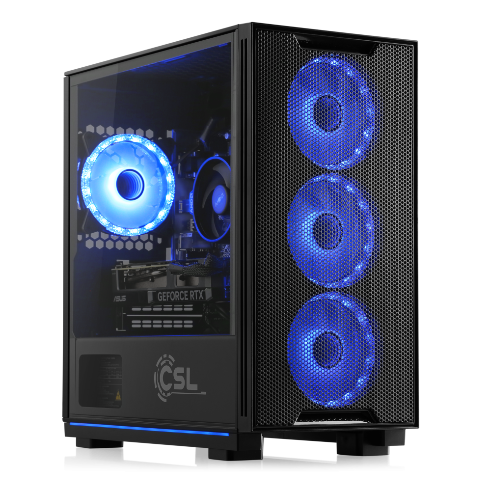 CSL Computer NVIDIA GeForce gaming PCs freely configurable from entry level to high end