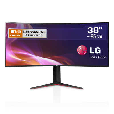 95.2 cm (37.5") LG 38GN950-B, 3840x1600 (WQHD), IPS screen, HDMI, DisplayPort