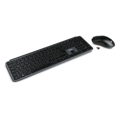 CSL Logix Pro wireless keyboard and mouse, black