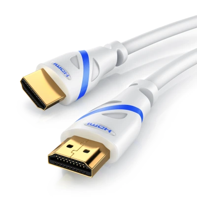 Dieses HDMI Premium High Speed-Kabel mit Ethernet-Kanal, HDMI 2.0-Spezifikation und 3-fach geschirmter Ausf&uuml;hrung bietet Ihnen eine optimale &Uuml;bertragungsqualit&auml;t f&uuml;r Video- und Audiosignale mit einer hohen Datenrate bis zu 18 GBit/s.