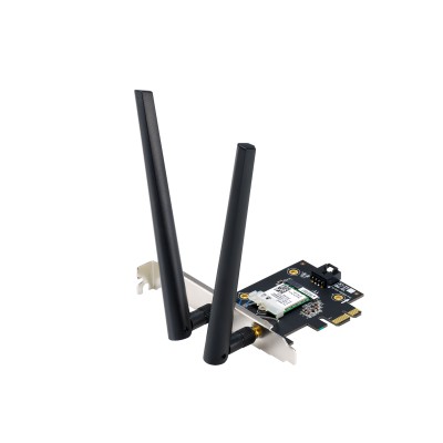The Asus WLAN PCIe card PCE-BE6500 offers excellent transmission rates for your wireless network!