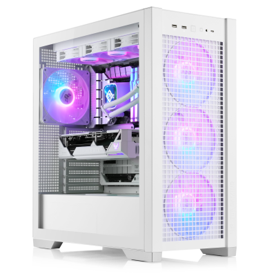 Intel Core i7 high-end gaming PC with low-cable design thanks to ASUS BTF components, 32 GB RAM, RTX 4070 Ti SUPER.