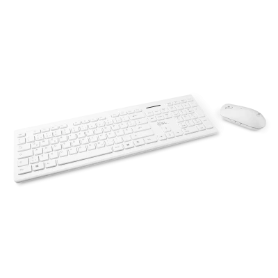 CSL ADVANCED v4 wireless keyboard and mouse, white, DE
