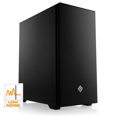 Fast architecture and CAD workstation: Ryzen 5 processor, Quadro A400 graphics, 16GB RAM, quiet mini tower.