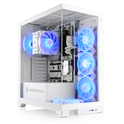 A powerful, cost-effective AMD Ryzen PC system that is ideal for entry-level Full HD gaming, 4K streaming and media editing.