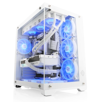 CSL Speed 4576: WQHD / 4K gaming PC with Intel Core Ultra 5 processor, GeForce RTX 5070 graphics card, and fast 32 GB DDR5 RAM.