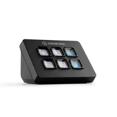 Das Elgato Stream Deck Mini Keypad bietet Dir in kompakter Form volle Kontrolle und Komfort! 6 programmierbare Tasten lassen keine W&uuml;nsche f&uuml;r deinen Stream offen.