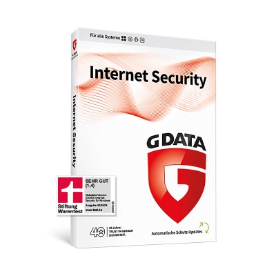 GDATA CyberDefense Internet Security ESD - 5 licenses, Digital product key, 1 year, without subscription