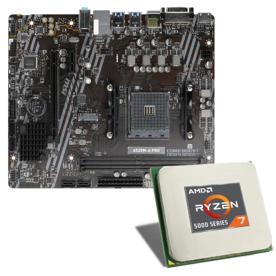 A strong system base with AMD Ryzen&trade; 7 5700G eight-core processor - ideal for building your own multimedia/gaming PC.
