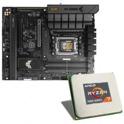 CPU 7800x3d b-650 plus wifi AMD Ryzen 7 7800X3D / ASUS TUF GAMING B650-PLUS WiFi motherboard