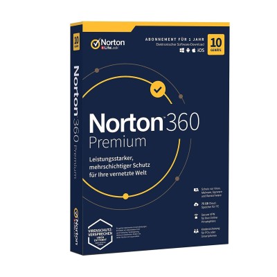 With Norton Security 360, you get an affordable and reliable security programme to protect you from unwanted programmes and access for 1 year and save you from unpleasant surprises.