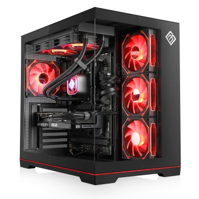 High-end WQHD/4K gaming PC Sprint 5850 (Ryzen 7) with AMD Ryzen 7 7800X3D, RTX 5070 Ti, 32GB RAM. DLSS 4 for maximum performance.