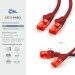 1m patch cable Cat6, red