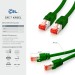 0.25m patch cable Cat7, green