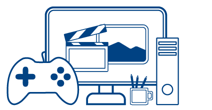 Icona Ufficio e Multimedia