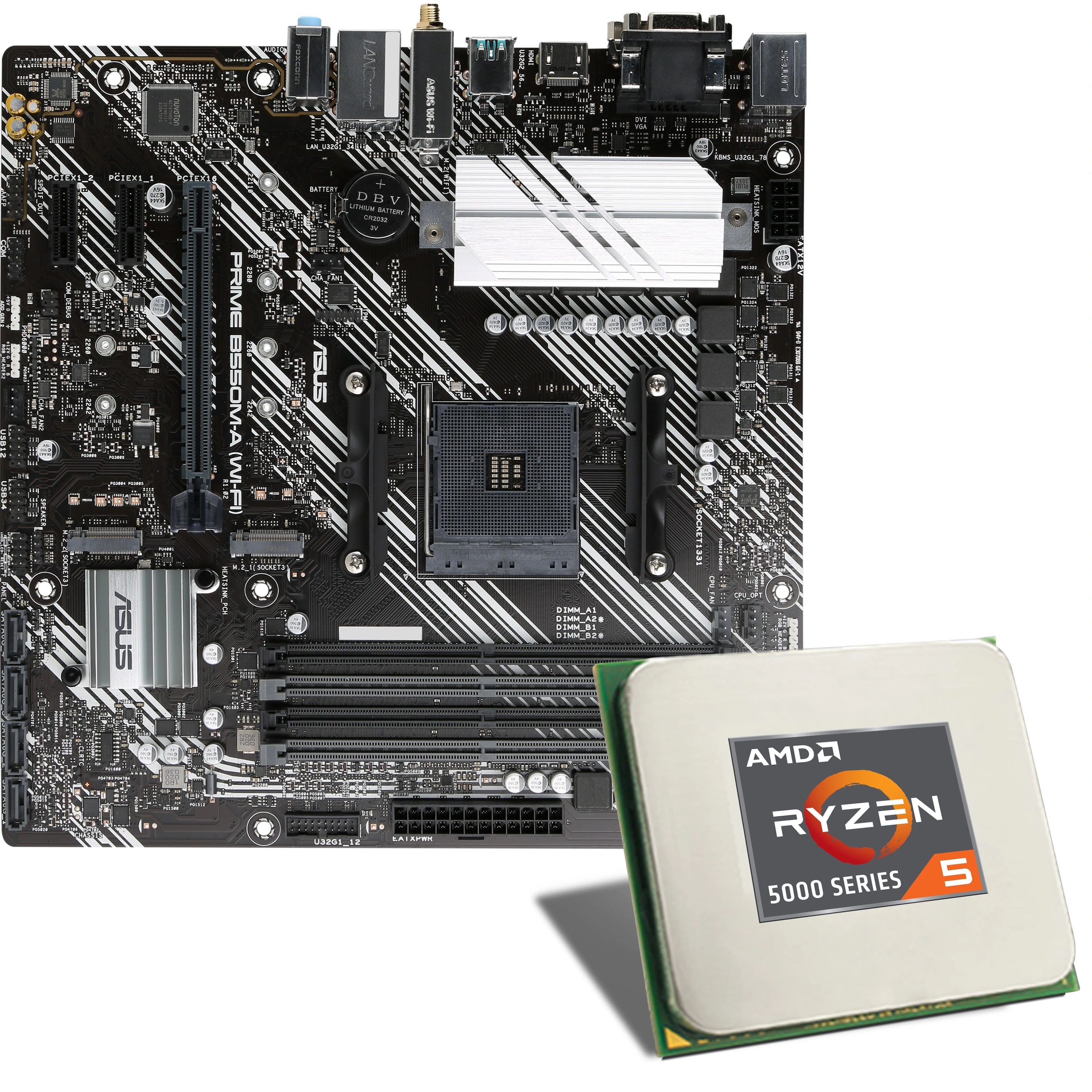 AMD Ryzen 5 5600GT / ASUS PRIME B550M-A WiFi Motherboard Bundle | CSL