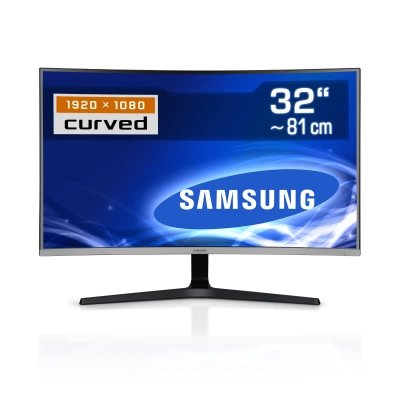 Samsung CR50 - Monitor Full HD curvo de 32" con 80 cm de diagonal de pantalla, 1920 &times; 1080 p&iacute;xeles, pantalla panor&aacute;mica 16:9, retroiluminaci&oacute;n LED