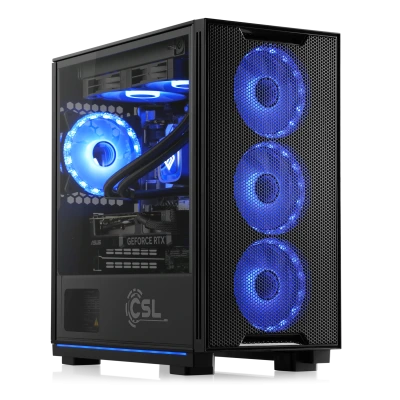 Un PC para juegos WQHD de alto rendimiento con procesador Intel Core Ultra 7 265KF y tarjeta gr&aacute;fica GeForce RTX 5070.