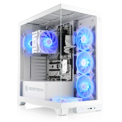Un sistema de PC AMD Ryzen potente y rentable ideal para juegos Full HD de nivel b&aacute;sico, streaming 4K y edici&oacute;n multimedia.