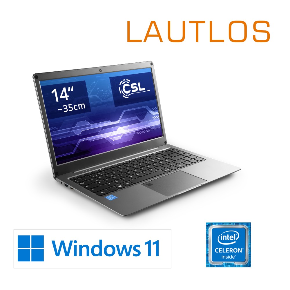 CSL Computer  Notebook CSL R'Evolve C14i v2 / 120GB / Windows 11 Home