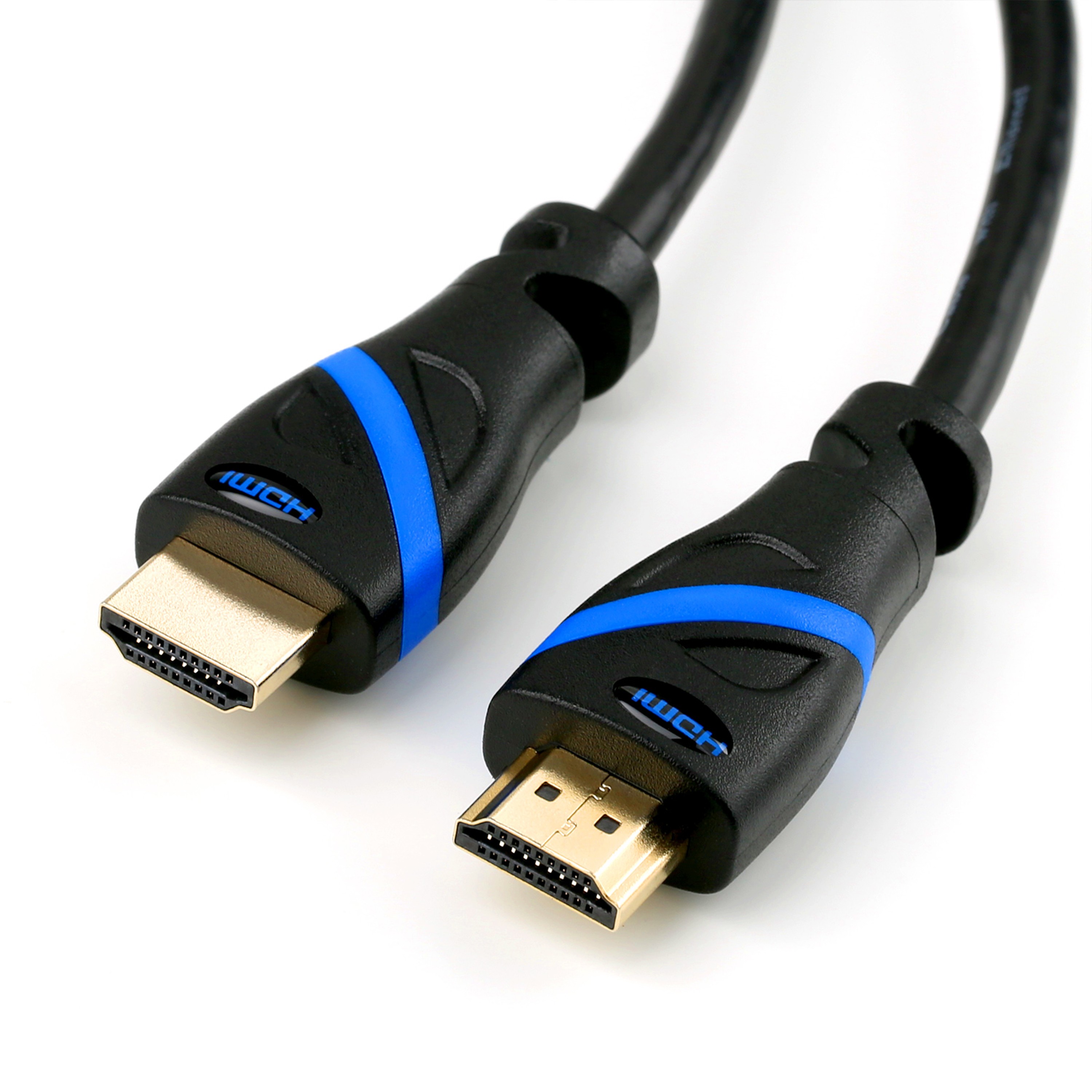 CSL Computer  HDMI 2.0 Kabel, 1,5 m, schwarz/blau