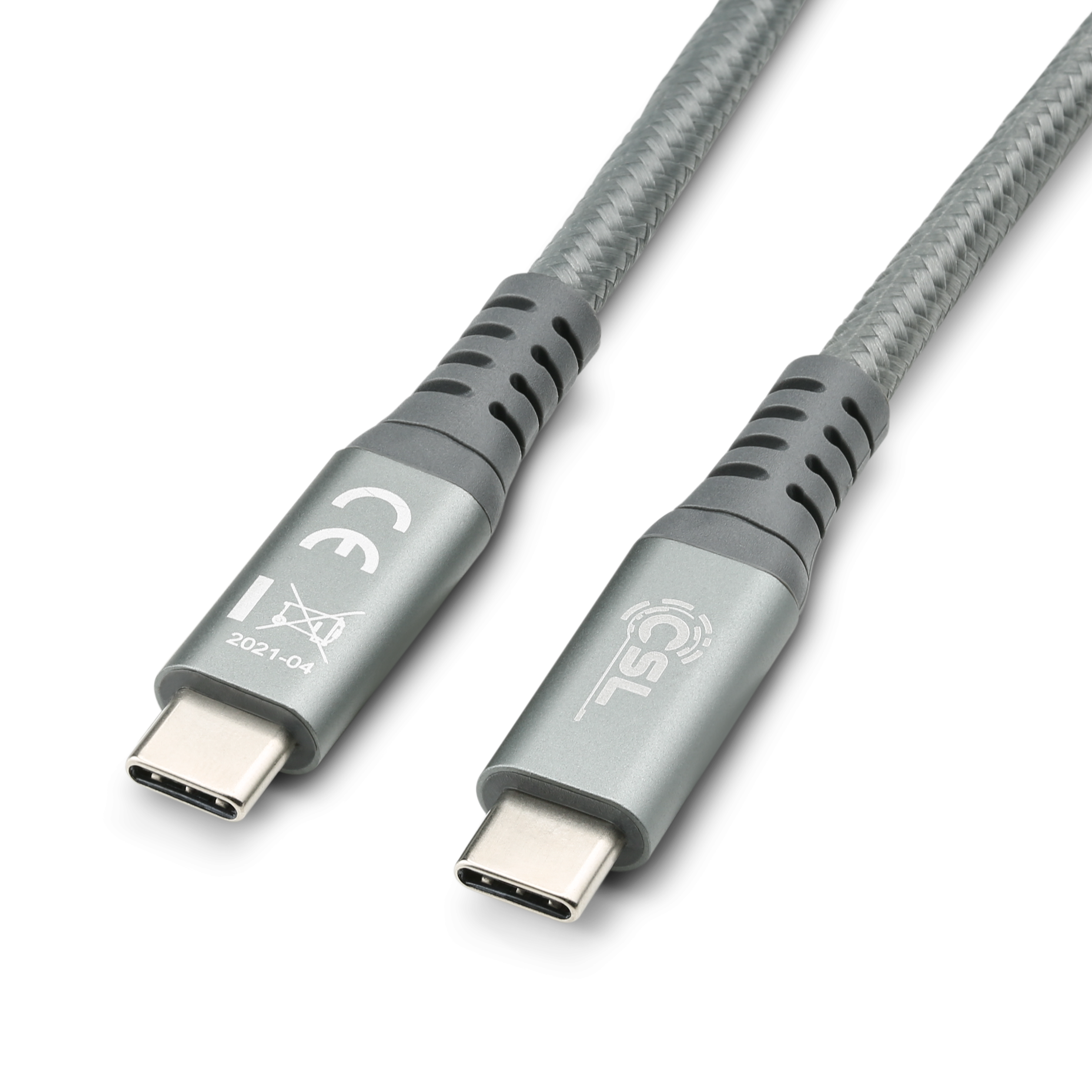 CSL Computer  USB 3.2 Kabel, 1,0 m, grau