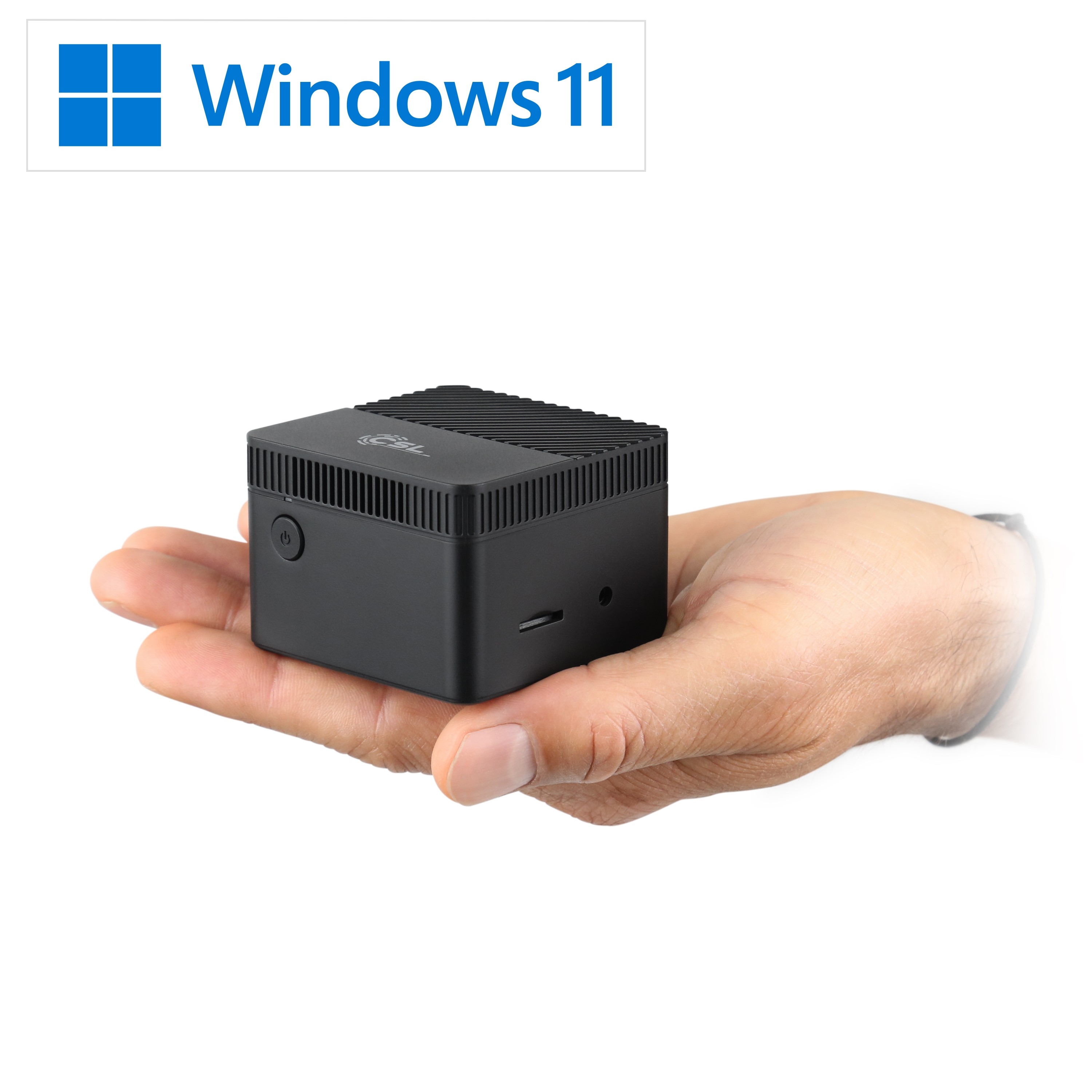 CSL Computer  Mini PC - CSL Tiny Box / 1000Go M.2 SSD / Windows 11 Famille